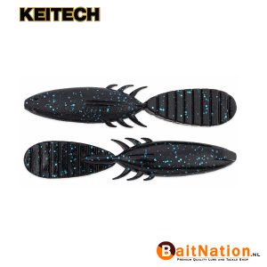 Keitech Paddlin beaver Black n Blue Flake