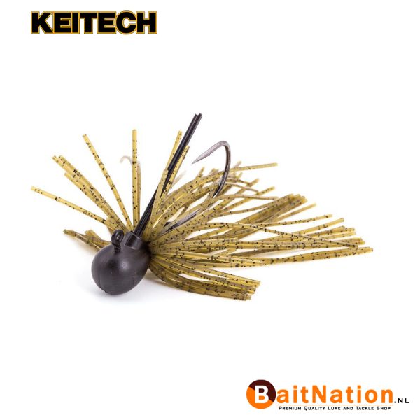 Keitech Guard sPin Jig Green Pumpkin Pepper