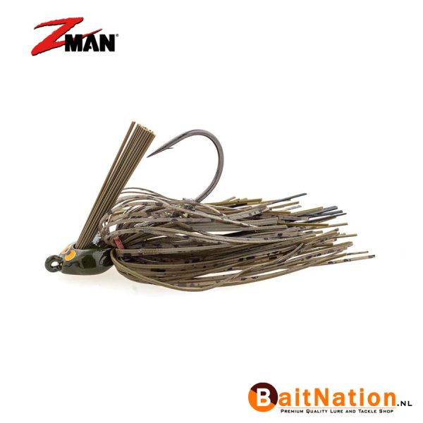 Z Man Crosseye Snakehead Swim Jig Green Pumpkin