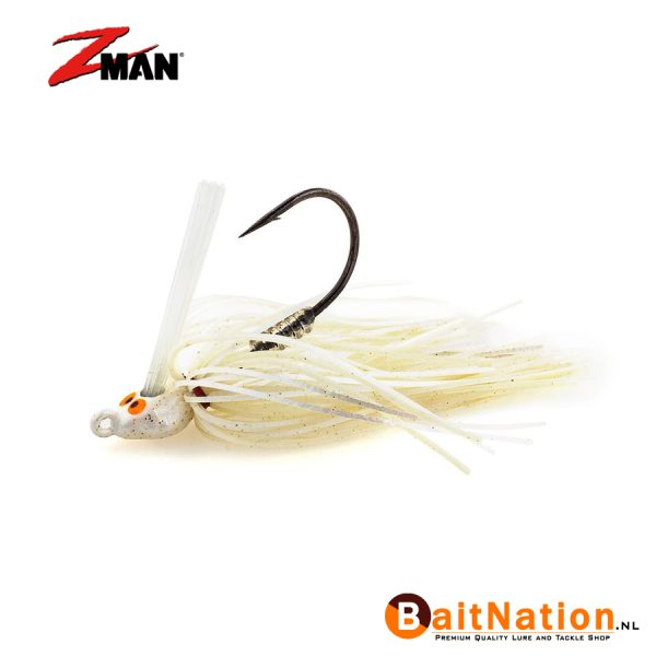 Z Man Crosseye Snakehead Swim Jig Pearl Ghost