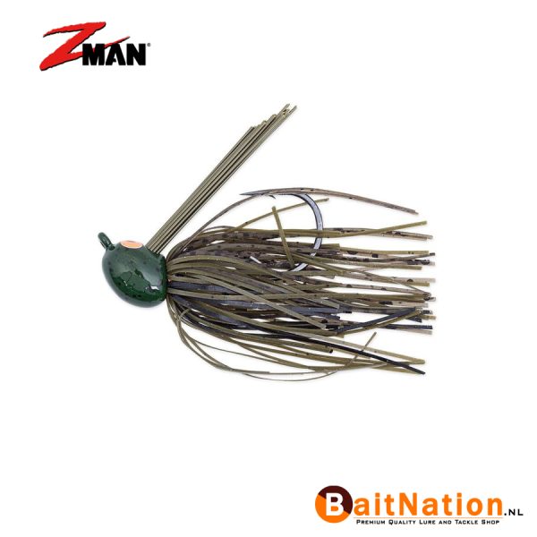 Z Man CrossEyeZ Power Finesse Jig Green Pumpkin